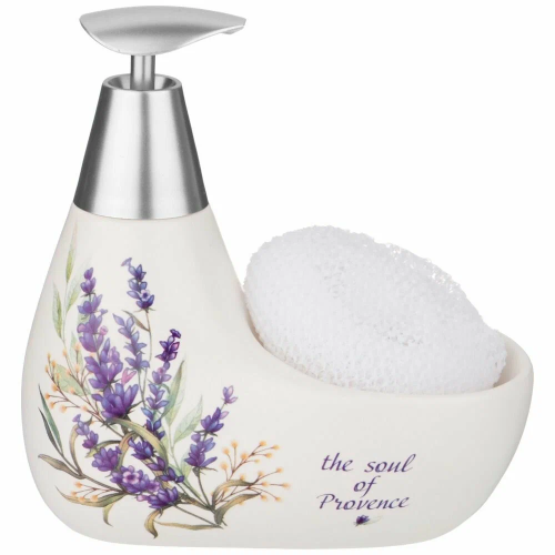 ДУША ПРОВАНСА дозатор д/моющего средства 350мл, губка 755-226